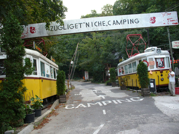 Camping v Budapeti