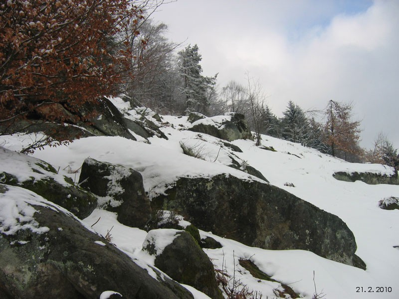 Zima na skalách